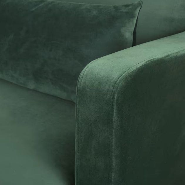 Canapés en velours lisses