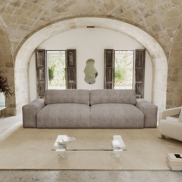 Avis du canapé Bliss Sia Home Notre avis sur ce Canapé 3 places velours taupe 220cm