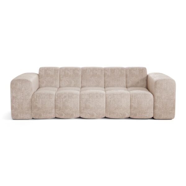 Avis canapé Bloom Premium Interiors - Notre test de ce canapé 4 places en velours gaufré beige