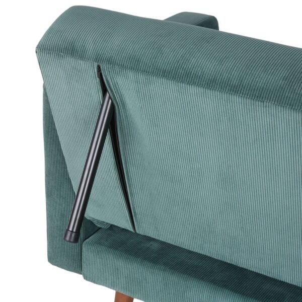 Avis canapé Livia Maisons du Monde : notre test de ce Canapé convertible 2/3 places en velours côtelé vert