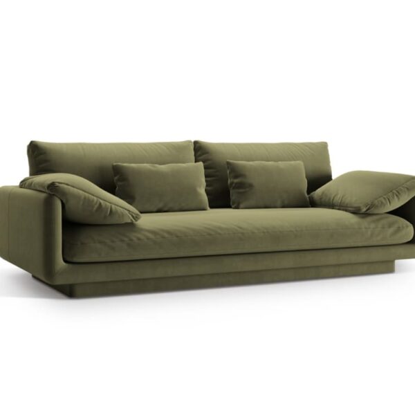 Avis canapé Torino Micadoni Home - Notre test de ce canapé 3 places en velours vert clair